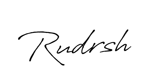 How to Draw Rudrsh signature style? Antro_Vectra_Bolder is a latest design signature styles for name Rudrsh. Rudrsh signature style 7 images and pictures png