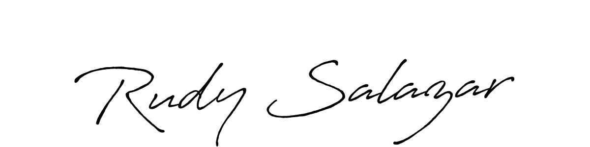 Best and Professional Signature Style for Rudy Salazar. Antro_Vectra_Bolder Best Signature Style Collection. Rudy Salazar signature style 7 images and pictures png