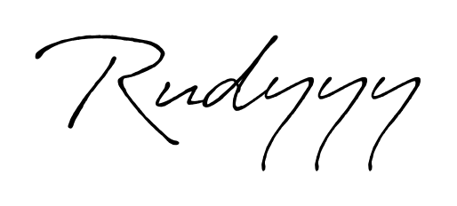 Express your personality with a custom Rudyyy signature crafted with Antro_Vectra_Bolder typography. Free transparent PNG download available. Rudyyy signature style 7 images and pictures png