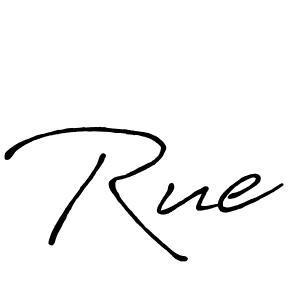 Also we have Rue name is the best signature style. Create professional handwritten signature collection using Antro_Vectra_Bolder autograph style. Rue signature style 7 images and pictures png