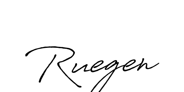 Best and Professional Signature Style for Ruegen. Antro_Vectra_Bolder Best Signature Style Collection. Ruegen signature style 7 images and pictures png
