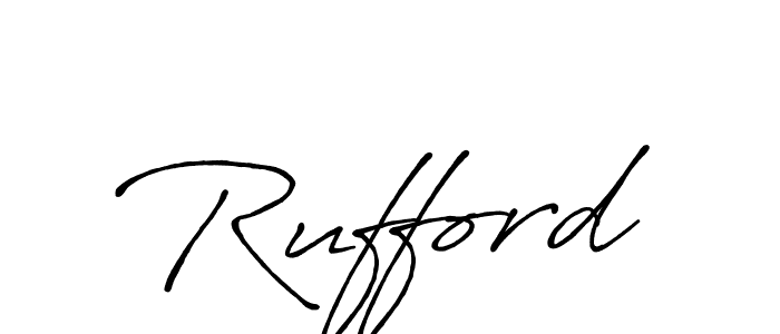 How to make Rufford name signature. Use Antro_Vectra_Bolder style for creating short signs online. This is the latest handwritten sign. Rufford signature style 7 images and pictures png