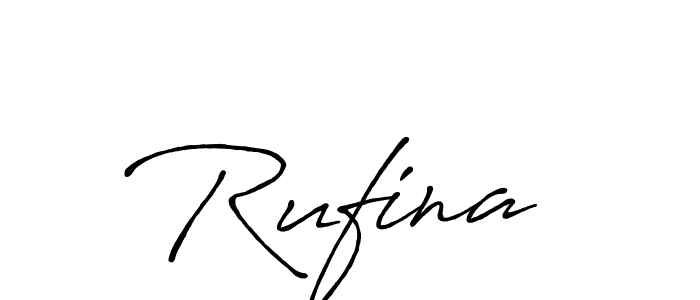 You should practise on your own different ways (Antro_Vectra_Bolder) to write your name (Rufina ) in signature. don't let someone else do it for you. Rufina  signature style 7 images and pictures png