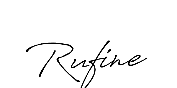 See photos of Rufine official signature by Spectra . Check more albums & portfolios. Read reviews & check more about Antro_Vectra_Bolder font. Rufine signature style 7 images and pictures png