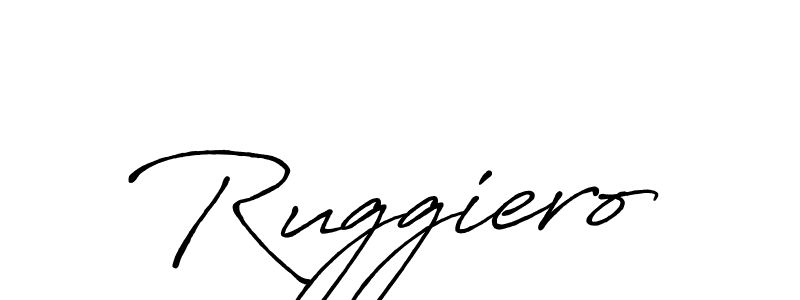 How to Draw Ruggiero signature style? Antro_Vectra_Bolder is a latest design signature styles for name Ruggiero. Ruggiero signature style 7 images and pictures png