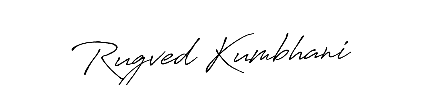 It looks lik you need a new signature style for name Rugved Kumbhani. Design unique handwritten (Antro_Vectra_Bolder) signature with our free signature maker in just a few clicks. Rugved Kumbhani signature style 7 images and pictures png