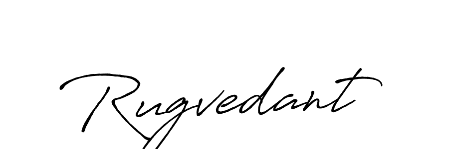 Also we have Rugvedant name is the best signature style. Create professional handwritten signature collection using Antro_Vectra_Bolder autograph style. Rugvedant signature style 7 images and pictures png