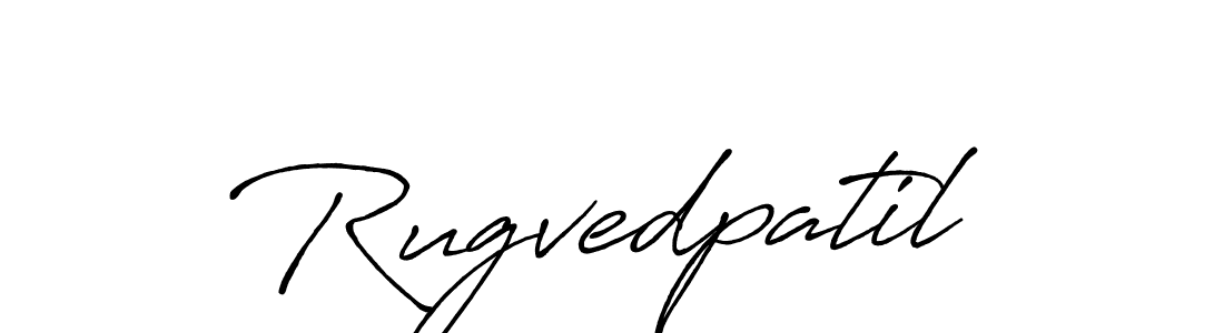 Similarly Antro_Vectra_Bolder is the best handwritten signature design. Signature creator online .You can use it as an online autograph creator for name Rugvedpatil. Rugvedpatil signature style 7 images and pictures png