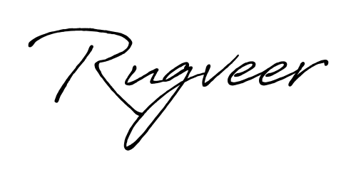 Make a beautiful signature design for name Rugveer. With this signature (Antro_Vectra_Bolder) style, you can create a handwritten signature for free. Rugveer signature style 7 images and pictures png