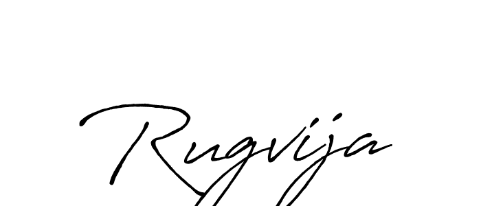 It looks lik you need a new signature style for name Rugvija. Design unique handwritten (Antro_Vectra_Bolder) signature with our free signature maker in just a few clicks. Rugvija signature style 7 images and pictures png