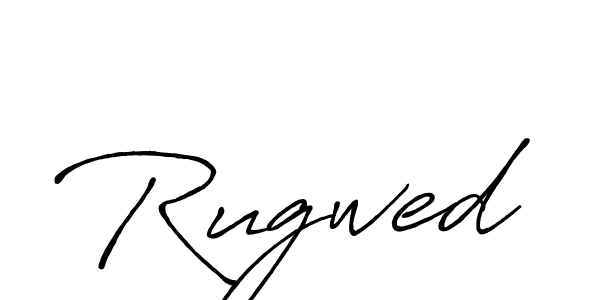 Use a signature maker to create a handwritten signature online. With this signature software, you can design (Antro_Vectra_Bolder) your own signature for name Rugwed. Rugwed signature style 7 images and pictures png
