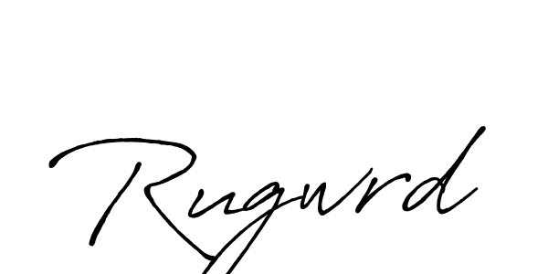 You should practise on your own different ways (Antro_Vectra_Bolder) to write your name (Rugwrd) in signature. don't let someone else do it for you. Rugwrd signature style 7 images and pictures png