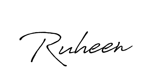 Similarly Antro_Vectra_Bolder is the best handwritten signature design. Signature creator online .You can use it as an online autograph creator for name Ruheen. Ruheen signature style 7 images and pictures png