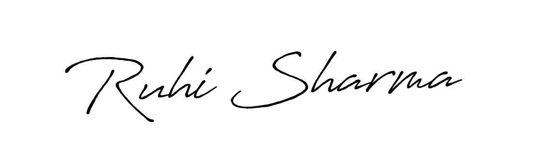 if you are searching for the best signature style for your name Ruhi Sharma. so please give up your signature search. here we have designed multiple signature styles  using Antro_Vectra_Bolder. Ruhi Sharma signature style 7 images and pictures png