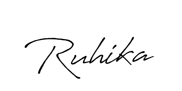 if you are searching for the best signature style for your name Ruhika. so please give up your signature search. here we have designed multiple signature styles  using Antro_Vectra_Bolder. Ruhika signature style 7 images and pictures png