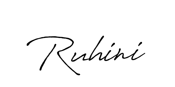 Also we have Ruhini name is the best signature style. Create professional handwritten signature collection using Antro_Vectra_Bolder autograph style. Ruhini signature style 7 images and pictures png