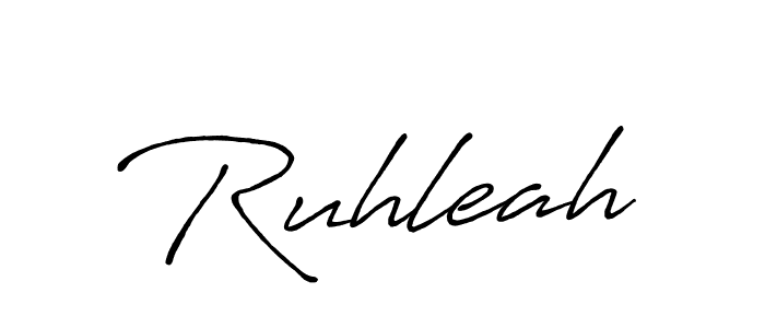 You should practise on your own different ways (Antro_Vectra_Bolder) to write your name (Ruhleah) in signature. don't let someone else do it for you. Ruhleah signature style 7 images and pictures png