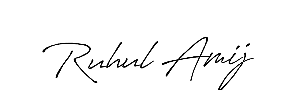 Make a beautiful signature design for name Ruhul Amij. Use this online signature maker to create a handwritten signature for free. Ruhul Amij signature style 7 images and pictures png