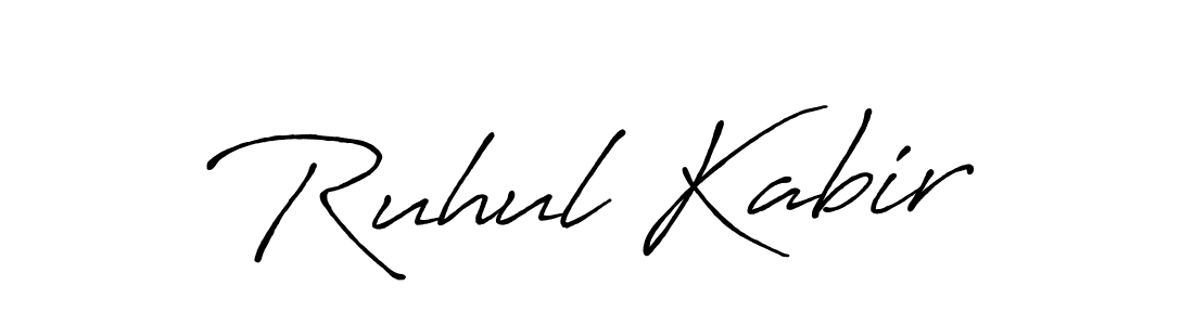 You should practise on your own different ways (Antro_Vectra_Bolder) to write your name (Ruhul Kabir) in signature. don't let someone else do it for you. Ruhul Kabir signature style 7 images and pictures png