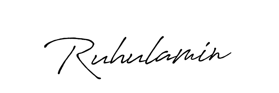 Make a beautiful signature design for name Ruhulamin. Use this online signature maker to create a handwritten signature for free. Ruhulamin signature style 7 images and pictures png
