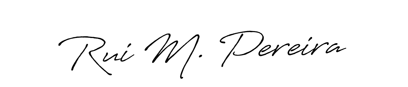 Here are the top 10 professional signature styles for the name Rui M. Pereira. These are the best autograph styles you can use for your name. Rui M. Pereira signature style 7 images and pictures png