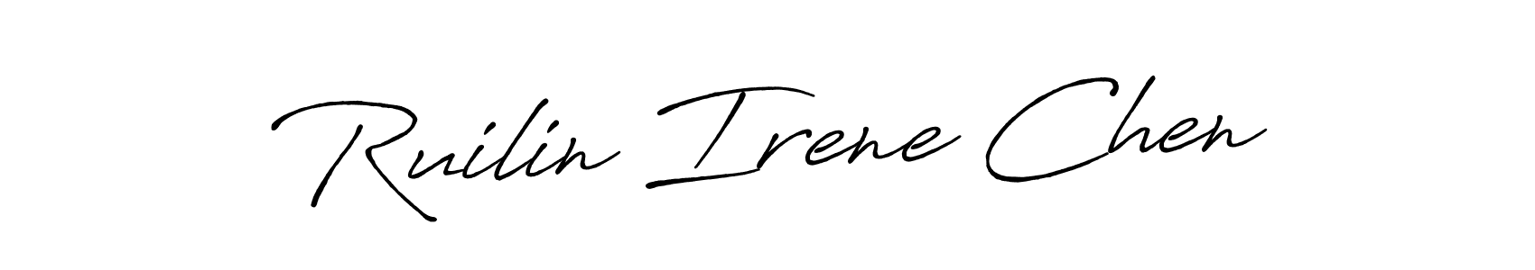 Use a signature maker to create a handwritten signature online. With this signature software, you can design (Antro_Vectra_Bolder) your own signature for name Ruilin Irene Chen. Ruilin Irene Chen signature style 7 images and pictures png