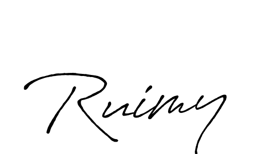 Once you've used our free online signature maker to create your best signature Antro_Vectra_Bolder style, it's time to enjoy all of the benefits that Ruimy name signing documents. Ruimy signature style 7 images and pictures png