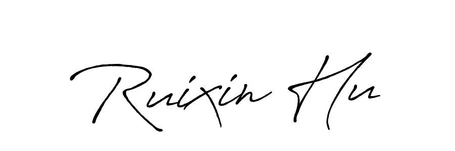Use a signature maker to create a handwritten signature online. With this signature software, you can design (Antro_Vectra_Bolder) your own signature for name Ruixin Hu. Ruixin Hu signature style 7 images and pictures png