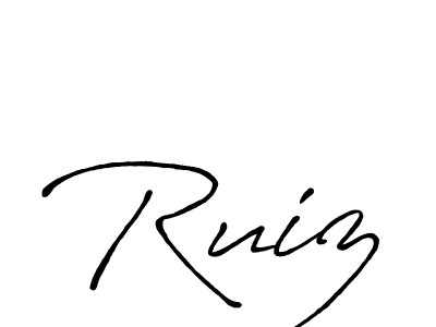 How to make Ruiz name signature. Use Antro_Vectra_Bolder style for creating short signs online. This is the latest handwritten sign. Ruiz signature style 7 images and pictures png