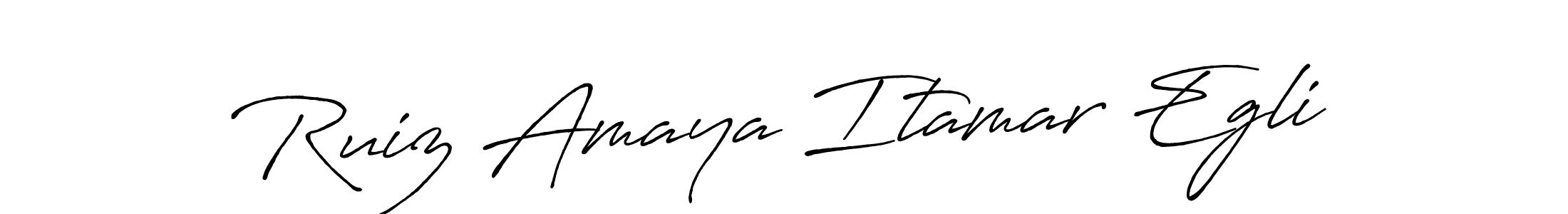 if you are searching for the best signature style for your name Ruiz Amaya Itamar Egli. so please give up your signature search. here we have designed multiple signature styles  using Antro_Vectra_Bolder. Ruiz Amaya Itamar Egli signature style 7 images and pictures png