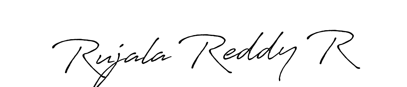 How to make Rujala Reddy R signature? Antro_Vectra_Bolder is a professional autograph style. Create handwritten signature for Rujala Reddy R name. Rujala Reddy R signature style 7 images and pictures png
