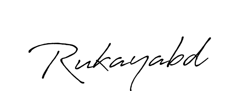 How to make Rukayabd signature? Antro_Vectra_Bolder is a professional autograph style. Create handwritten signature for Rukayabd name. Rukayabd signature style 7 images and pictures png