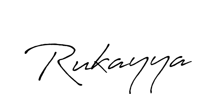 Rukayya stylish signature style. Best Handwritten Sign (Antro_Vectra_Bolder) for my name. Handwritten Signature Collection Ideas for my name Rukayya. Rukayya signature style 7 images and pictures png