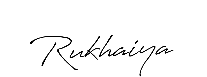 Antro_Vectra_Bolder is a professional signature style that is perfect for those who want to add a touch of class to their signature. It is also a great choice for those who want to make their signature more unique. Get Rukhaiya name to fancy signature for free. Rukhaiya signature style 7 images and pictures png