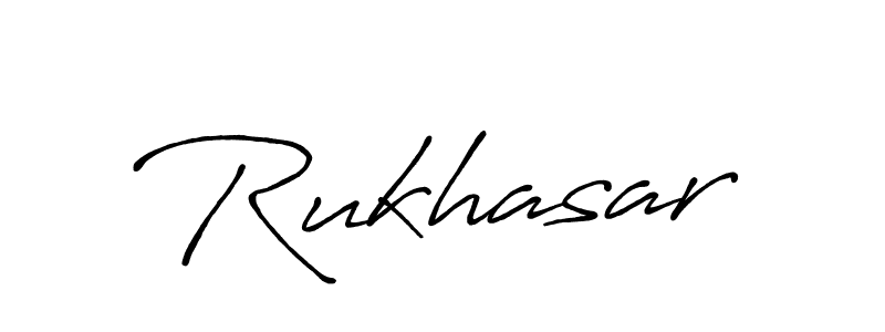 Make a beautiful signature design for name Rukhasar. With this signature (Antro_Vectra_Bolder) style, you can create a handwritten signature for free. Rukhasar signature style 7 images and pictures png