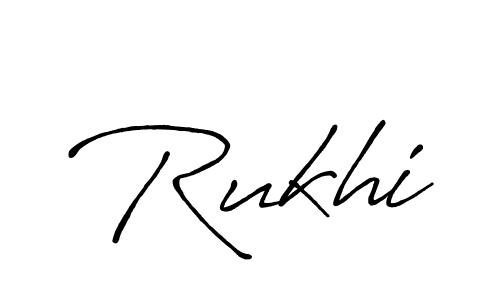 Rukhi stylish signature style. Best Handwritten Sign (Antro_Vectra_Bolder) for my name. Handwritten Signature Collection Ideas for my name Rukhi. Rukhi signature style 7 images and pictures png