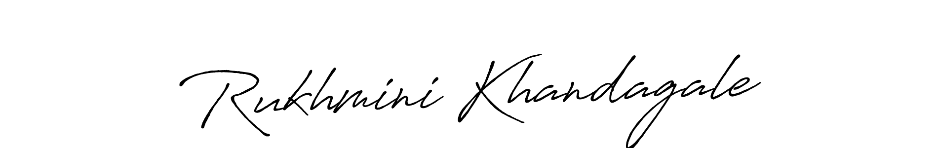How to make Rukhmini Khandagale signature? Antro_Vectra_Bolder is a professional autograph style. Create handwritten signature for Rukhmini Khandagale name. Rukhmini Khandagale signature style 7 images and pictures png