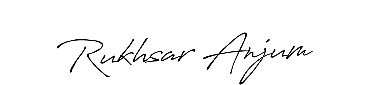 Also we have Rukhsar Anjum name is the best signature style. Create professional handwritten signature collection using Antro_Vectra_Bolder autograph style. Rukhsar Anjum signature style 7 images and pictures png