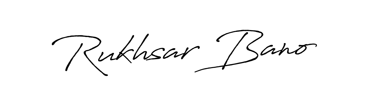 You should practise on your own different ways (Antro_Vectra_Bolder) to write your name (Rukhsar Bano) in signature. don't let someone else do it for you. Rukhsar Bano signature style 7 images and pictures png