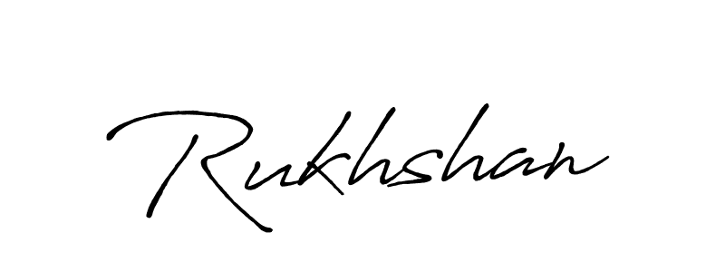 Make a beautiful signature design for name Rukhshan. Use this online signature maker to create a handwritten signature for free. Rukhshan signature style 7 images and pictures png