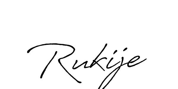 The best way (Antro_Vectra_Bolder) to make a short signature is to pick only two or three words in your name. The name Rukije include a total of six letters. For converting this name. Rukije signature style 7 images and pictures png