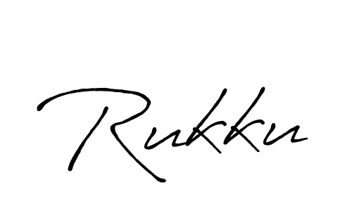 Rukku stylish signature style. Best Handwritten Sign (Antro_Vectra_Bolder) for my name. Handwritten Signature Collection Ideas for my name Rukku. Rukku signature style 7 images and pictures png