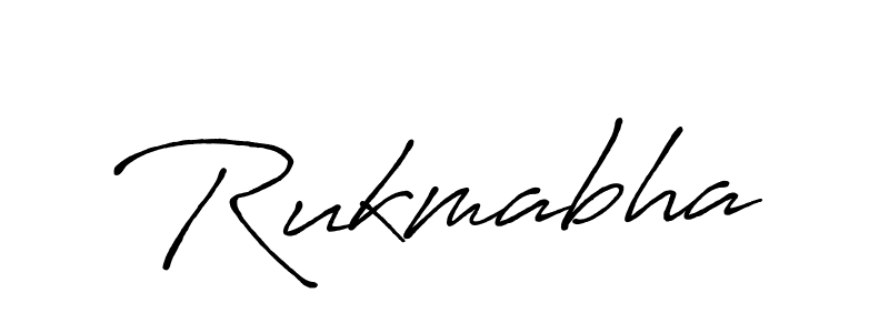 Rukmabha stylish signature style. Best Handwritten Sign (Antro_Vectra_Bolder) for my name. Handwritten Signature Collection Ideas for my name Rukmabha. Rukmabha signature style 7 images and pictures png