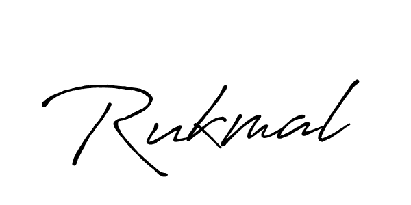 How to make Rukmal signature? Antro_Vectra_Bolder is a professional autograph style. Create handwritten signature for Rukmal name. Rukmal signature style 7 images and pictures png