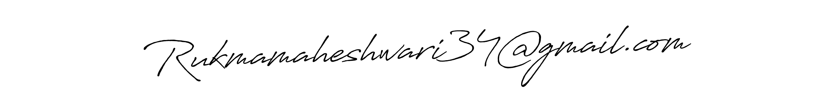 Also we have Rukmamaheshwari34@gmail.com name is the best signature style. Create professional handwritten signature collection using Antro_Vectra_Bolder autograph style. Rukmamaheshwari34@gmail.com signature style 7 images and pictures png