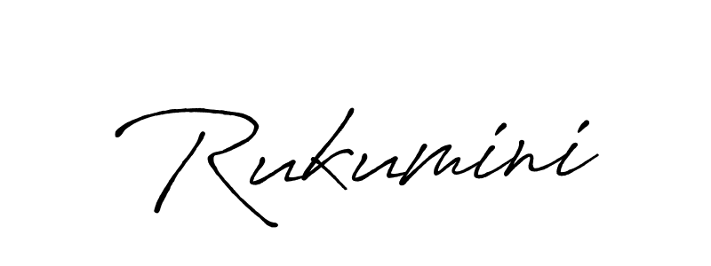 Design your own signature with our free online signature maker. With this signature software, you can create a handwritten (Antro_Vectra_Bolder) signature for name Rukumini. Rukumini signature style 7 images and pictures png