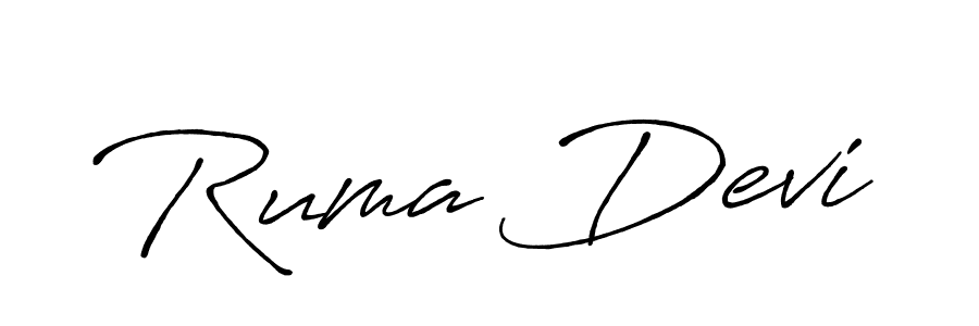 This is the best signature style for the Ruma Devi name. Also you like these signature font (Antro_Vectra_Bolder). Mix name signature. Ruma Devi signature style 7 images and pictures png