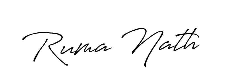 if you are searching for the best signature style for your name Ruma Nath. so please give up your signature search. here we have designed multiple signature styles  using Antro_Vectra_Bolder. Ruma Nath signature style 7 images and pictures png