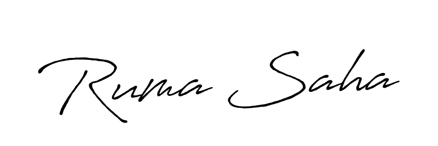 Here are the top 10 professional signature styles for the name Ruma Saha. These are the best autograph styles you can use for your name. Ruma Saha signature style 7 images and pictures png