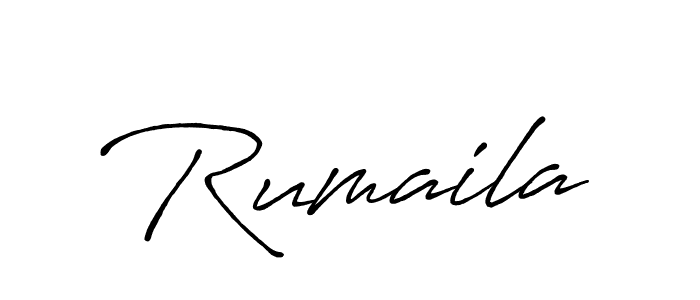 Also You can easily find your signature by using the search form. We will create Rumaila name handwritten signature images for you free of cost using Antro_Vectra_Bolder sign style. Rumaila signature style 7 images and pictures png